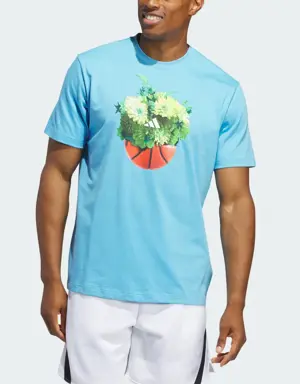 Adidas Floral Hoops Graphic Tee