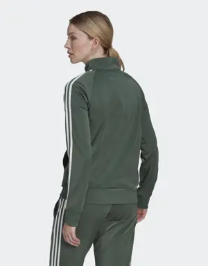Adidas Primegreen Essentials Warm-Up Slim 3-Stripes Track Jacket. 3 Adidas Primegreen Essentials Warm-Up Slim 3-Stripes Track Jacket. 3