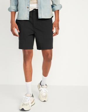 Old Navy Hybrid Tech Chino Shorts for Men -- 7-inch inseam black