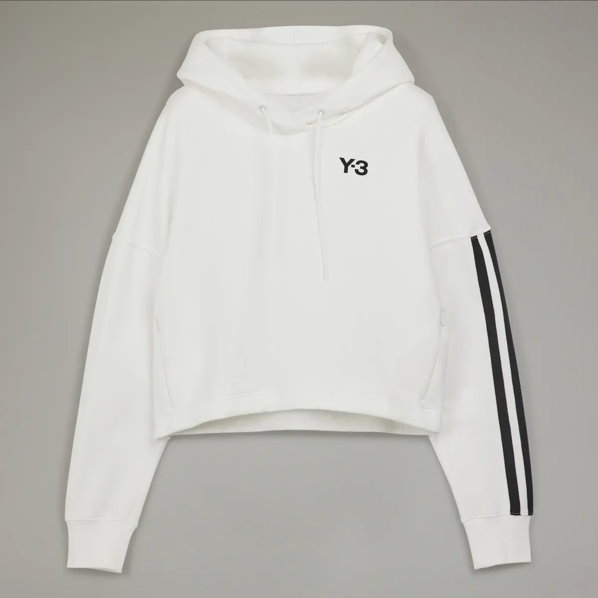 Adidas Sudadera con Gorro Y-3 Franjas. 2