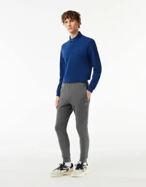 Lacoste Pantaloni sportivi in felpa di cotone organico da uomo Lacoste Jogger