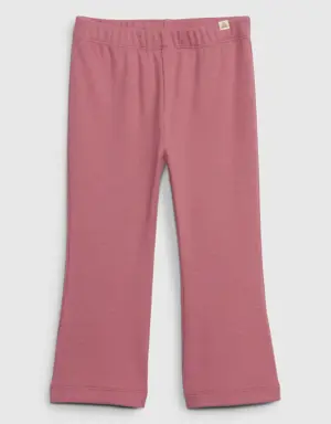 Toddler Mix and Match Rib Flare Leggings pink