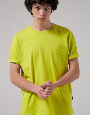 Tween Neon Yeşil %100 Pamuk T-Shirt