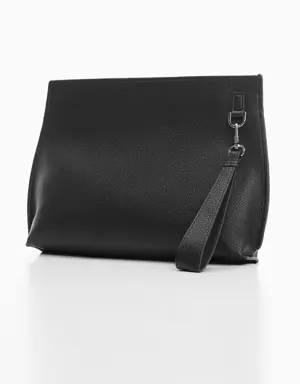 Envelope-Bag mit Leder-Effekt