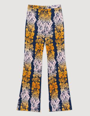 Loose-fit Hawaii print pants Login to add to Wish list