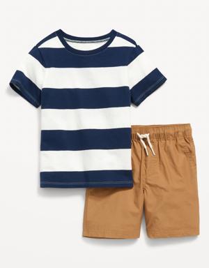 Old Navy T-Shirt and Pull-On Shorts Set for Toddler Boys blue