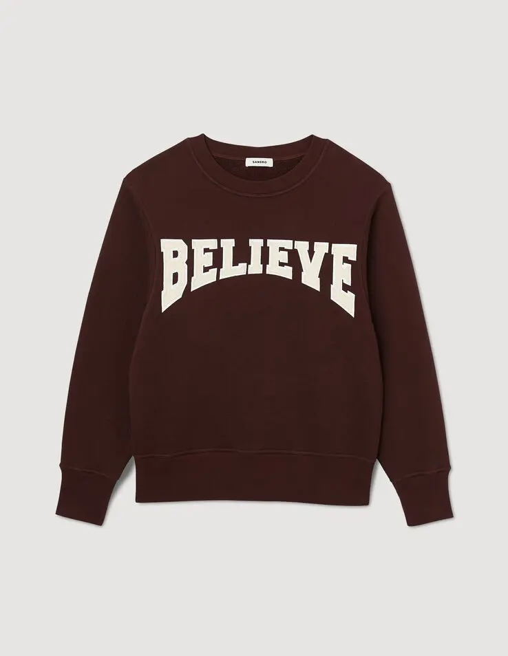 Sandro Believe sweatshirt. 1