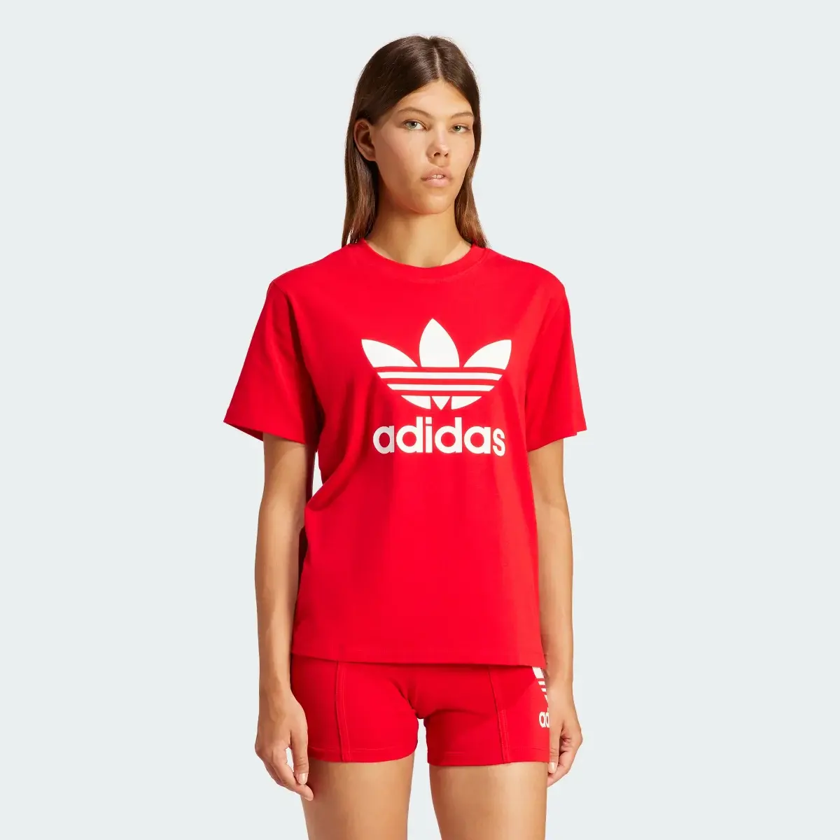 Adidas Trefoil Regular Tişört. 2