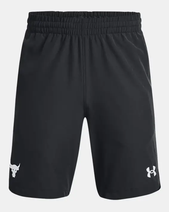 Under Armour Boys' Project Rock Woven Shorts. 1
