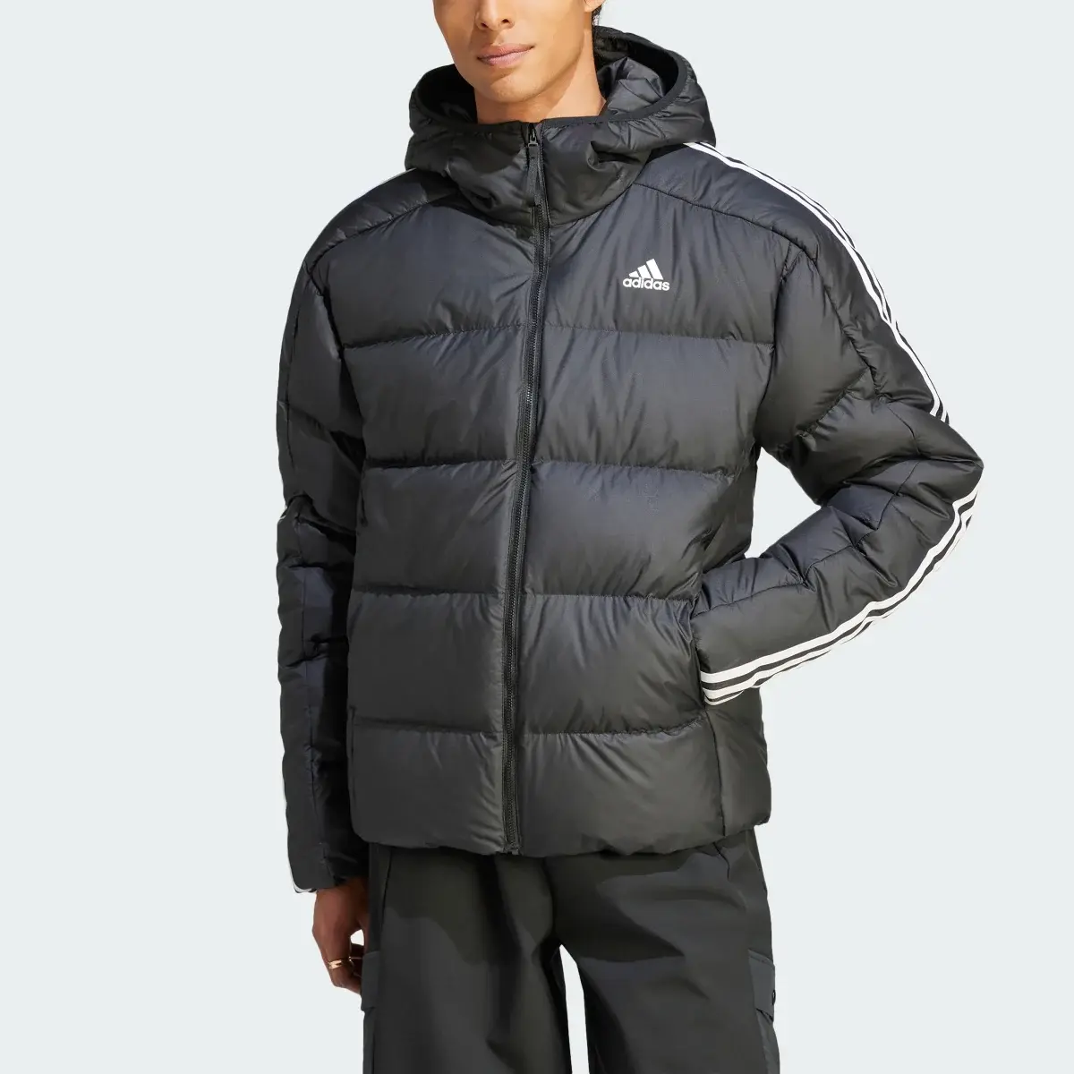 Adidas Chaqueta de plumón con capucha Essentials Midweight. 1