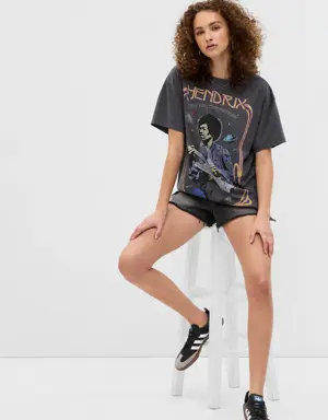 Gap PROJECT GAP Oversized Graphic T-Shirt gray