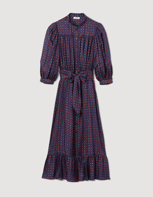 Sandro Printed midi dress Login to add to Wish list. 2