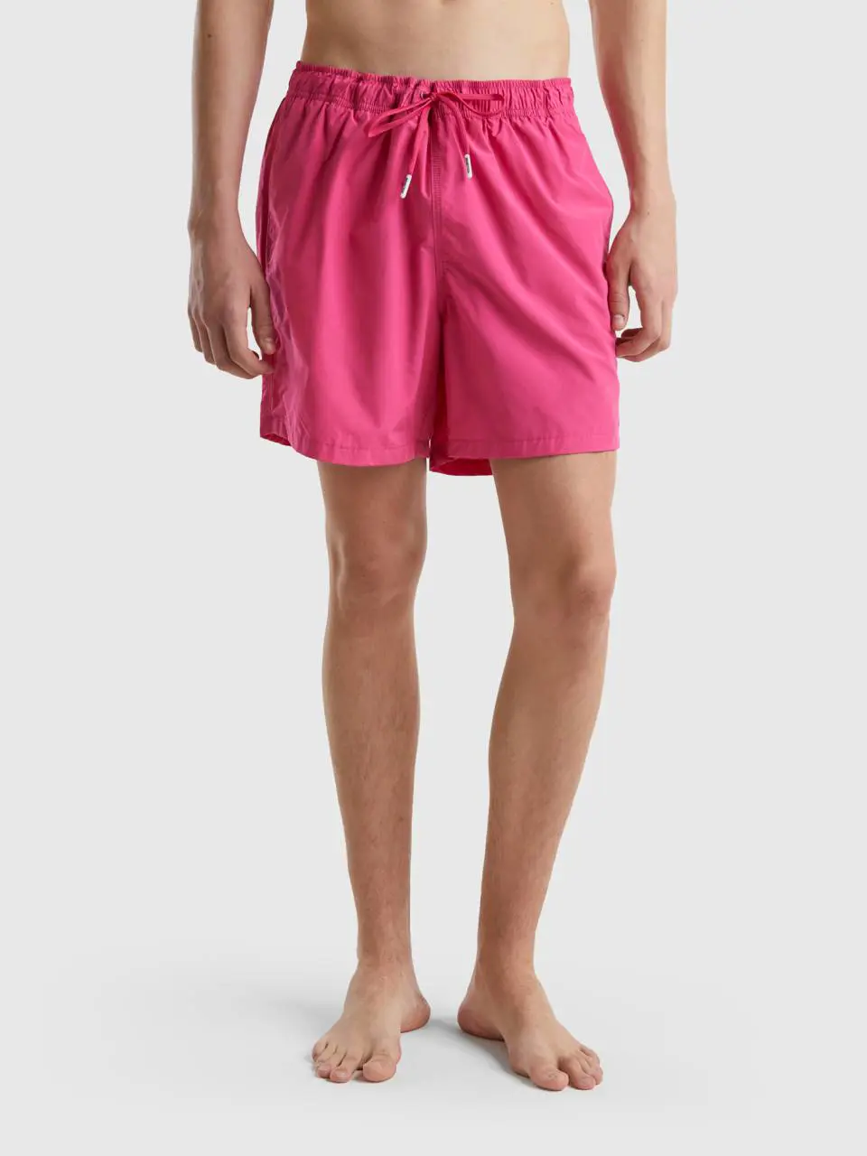 Benetton swim trunks in recycled cotton blend. 1