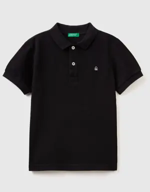 slim fit polo in 100% organic cotton