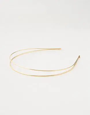 American Eagle Gold Wire Headband. 2