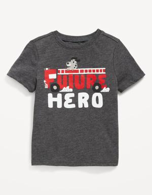 Unisex Graphic T-Shirt for Toddler black