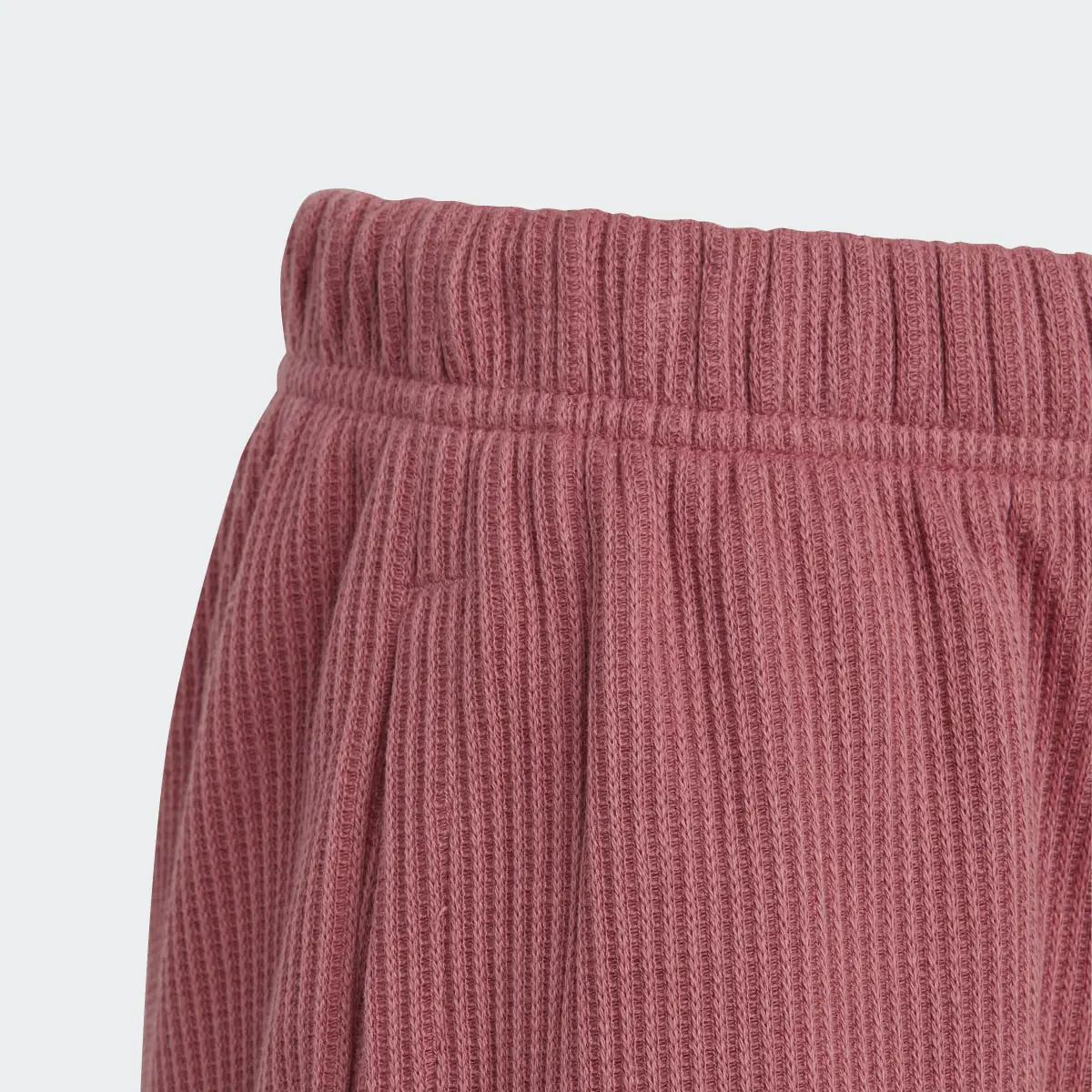 Adidas Lounge Waffle Knit Loose Shorts. 3