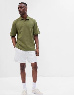 Gap 7" French Terry Shorts with E-Waist white