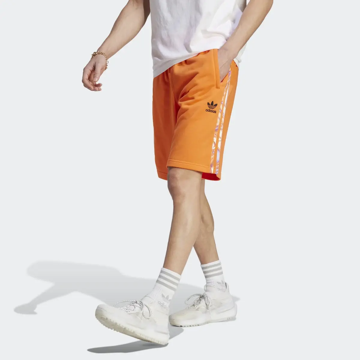 Adidas Summer Splash Stripes Shorts. 1