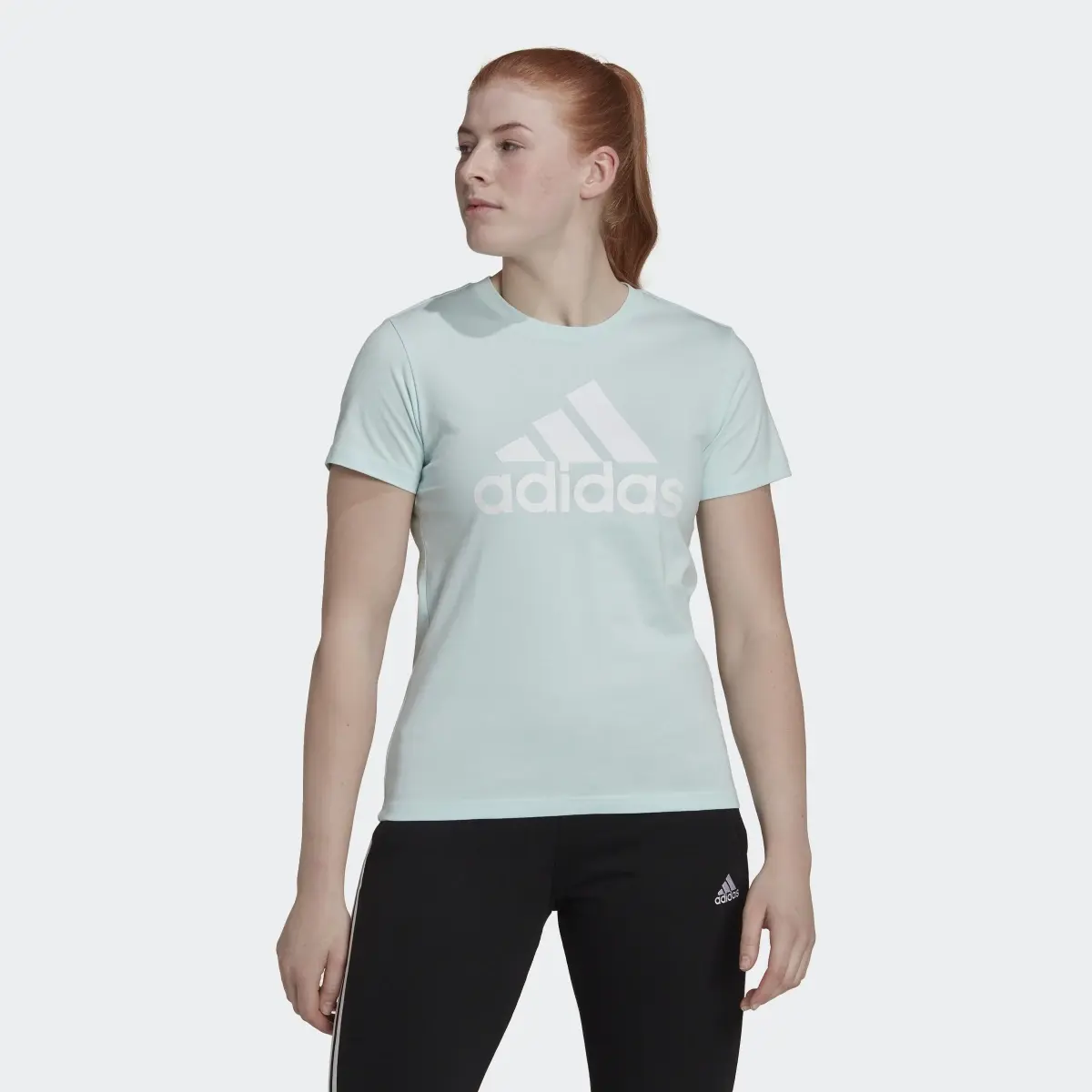 Adidas Essentials Logo Tee. 2