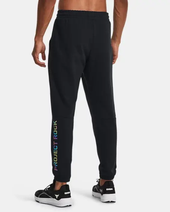 Under Armour Men's Project Rock Heavyweight Terry Pants. 2