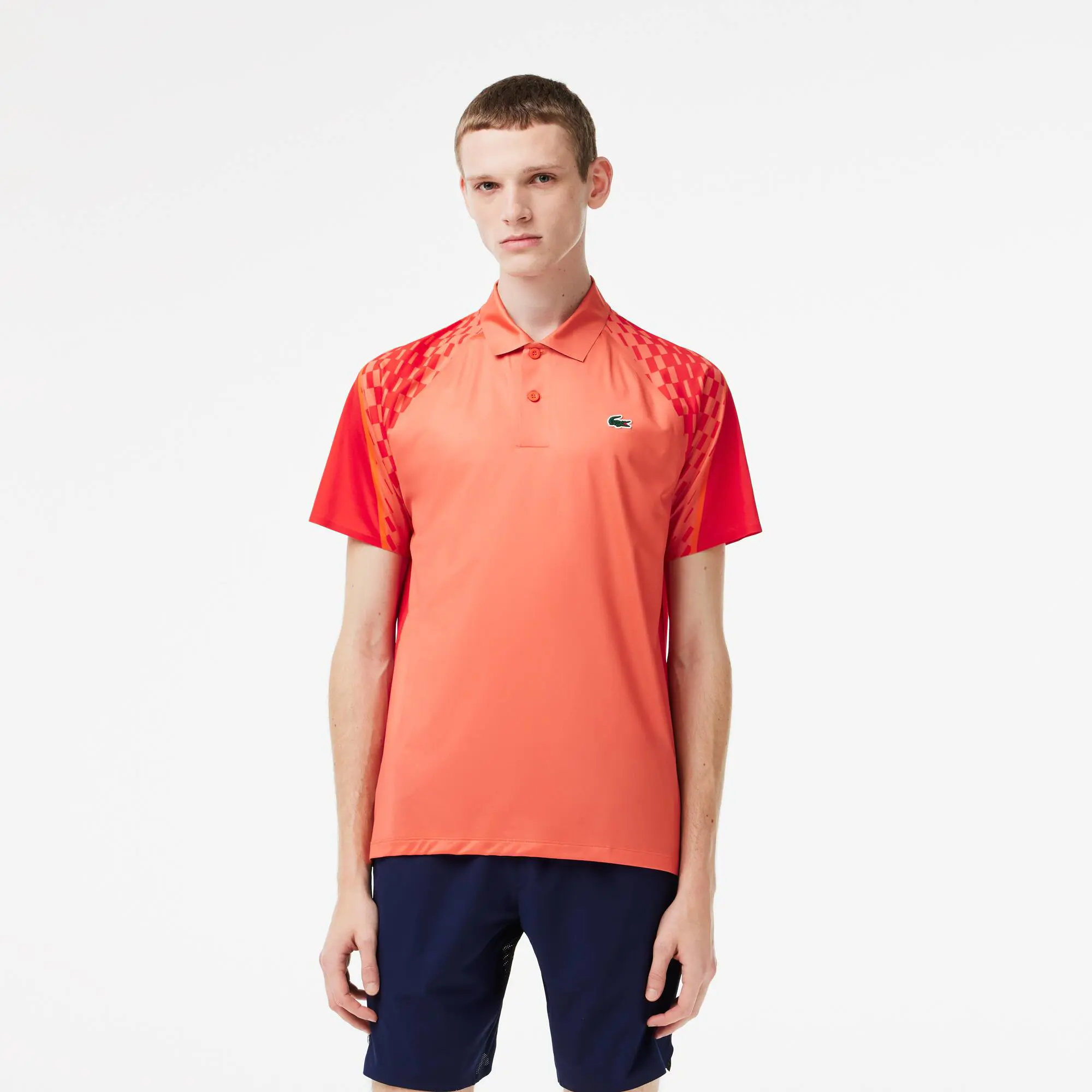 Lacoste Polo de hombre Lacoste Tennis × Novak Djokovic tricolor. 1