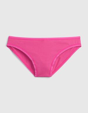 Organic Stretch Cotton Bikini pink