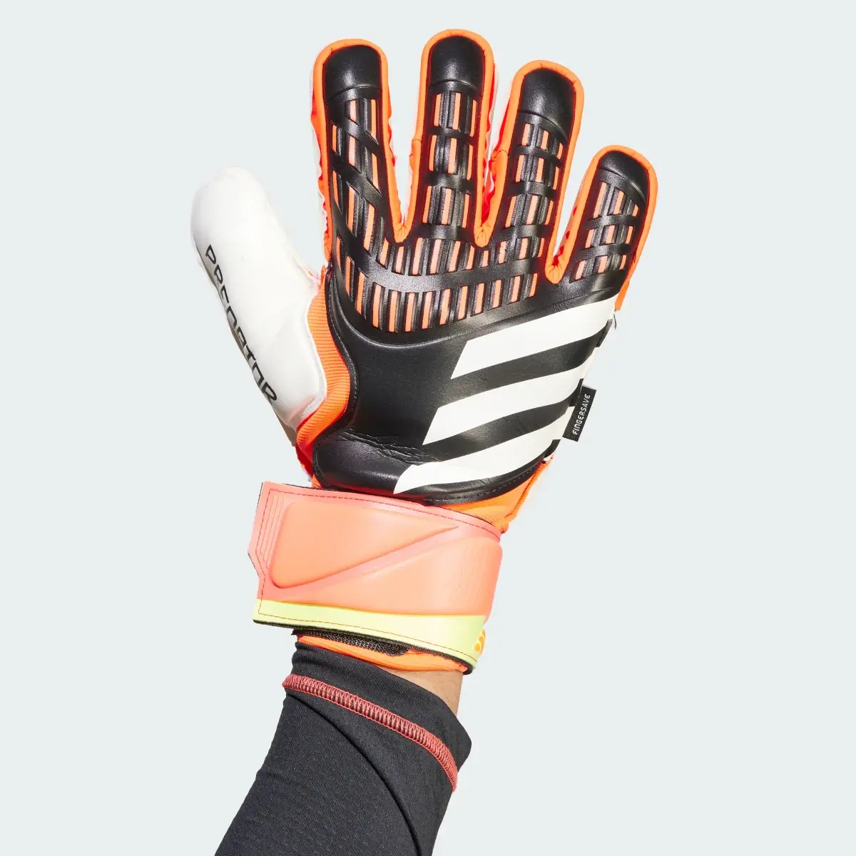 Adidas Predator Match Fingersave Goalkeeper Gloves. 1
