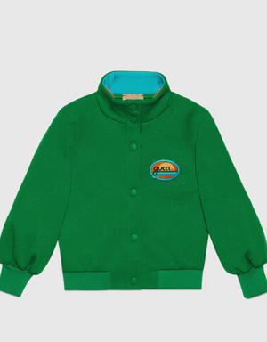 Children's GG jersey zip jacket