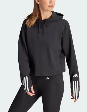 Train Essentials Train Cotton 3-Stripes Hoodie