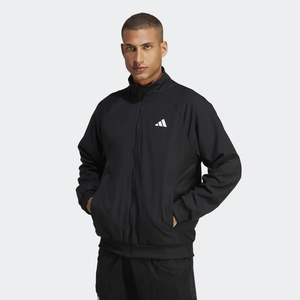 Adidas Melbourne Tennis Stretch Woven Reversible Jacket. 3