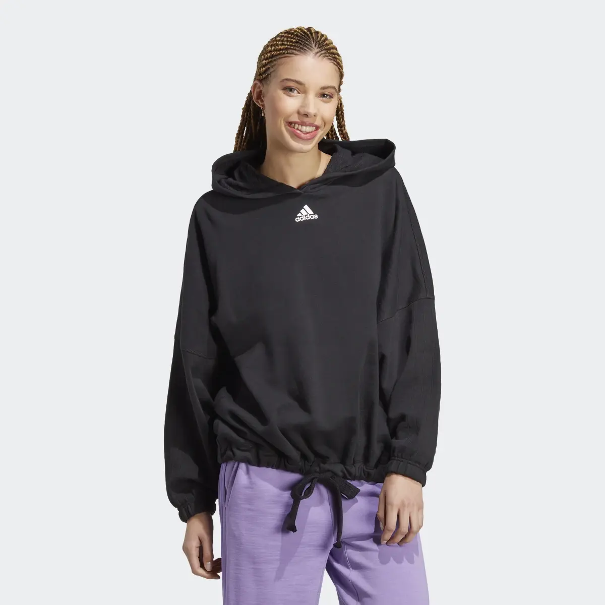 Adidas Sudadera con capucha Dance Oversized Versatile. 2