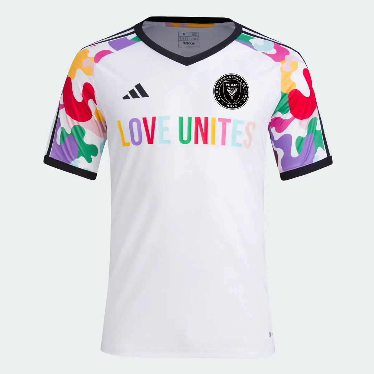 Adidas Inter Miami CF Pride Pre-Match Jersey. 1