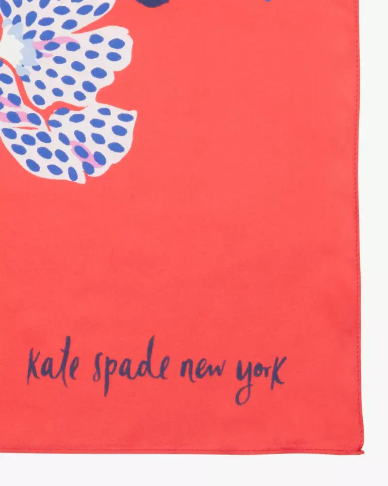 Kate Spade Dotty Floral Silk Bandana. 3