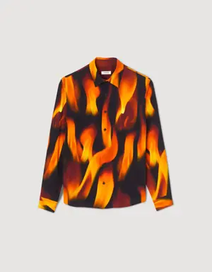 Flame pattern shirt Login to add to Wish list