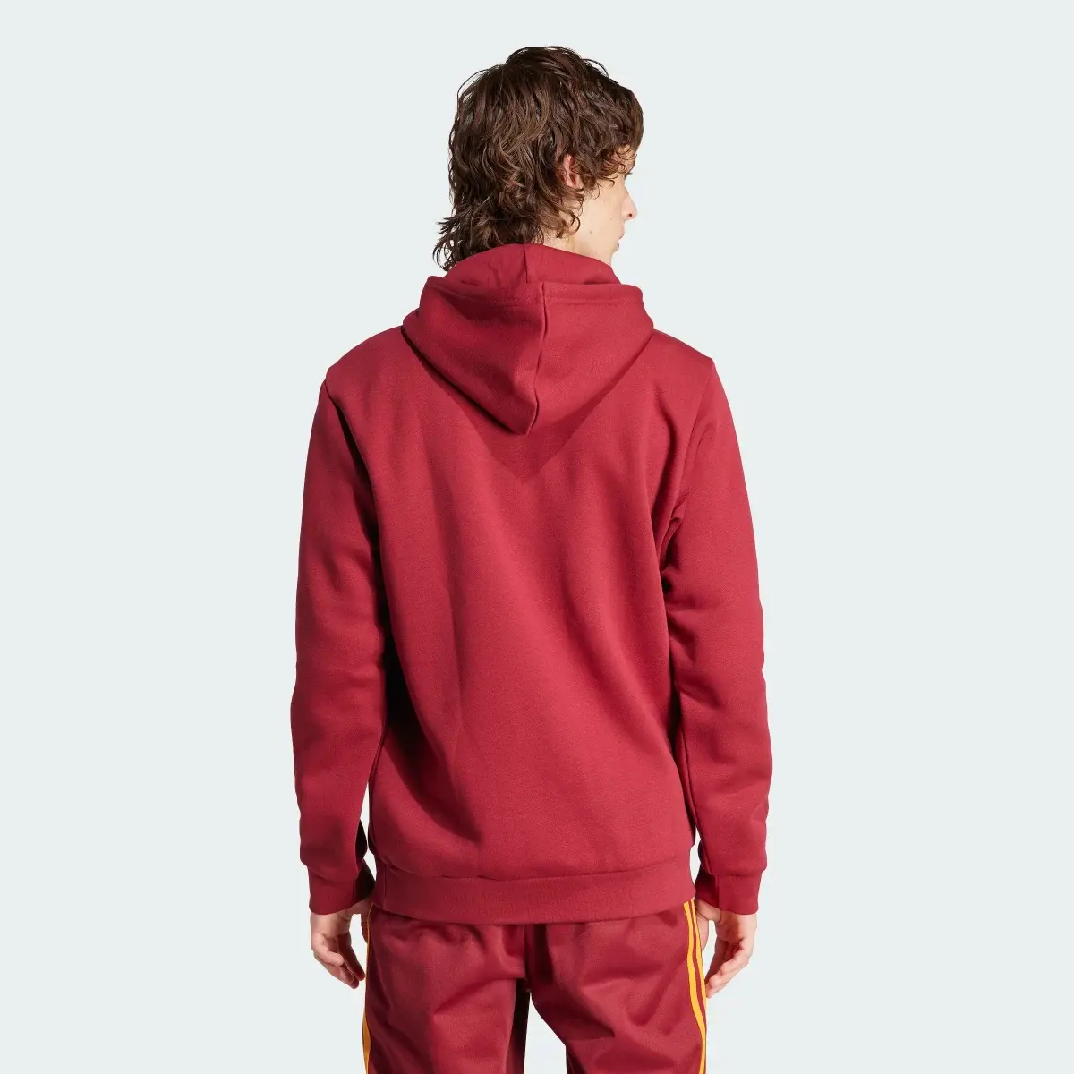 Adidas AS Roma Essentials Trefoil Hoodie. 3