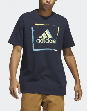 Adidas Two-Tone Stencil Short Sleeve Graphic Tee