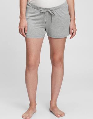 Maternity Modal Shorts gray