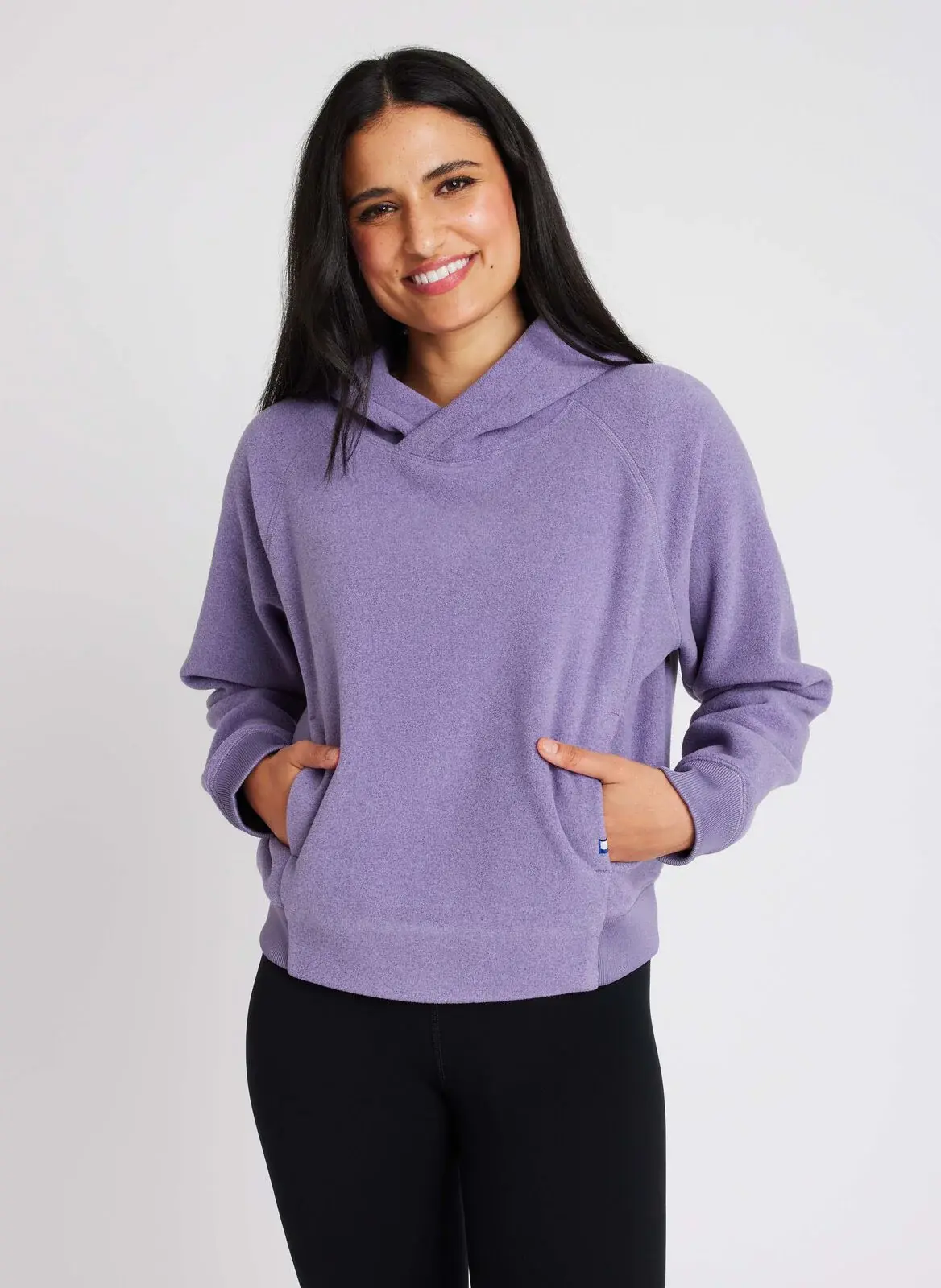 Kit And Ace Hygge Fleece Pullover Hoodie. 1