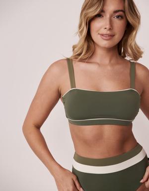 GREEN SHADES Bralette Bikini Top