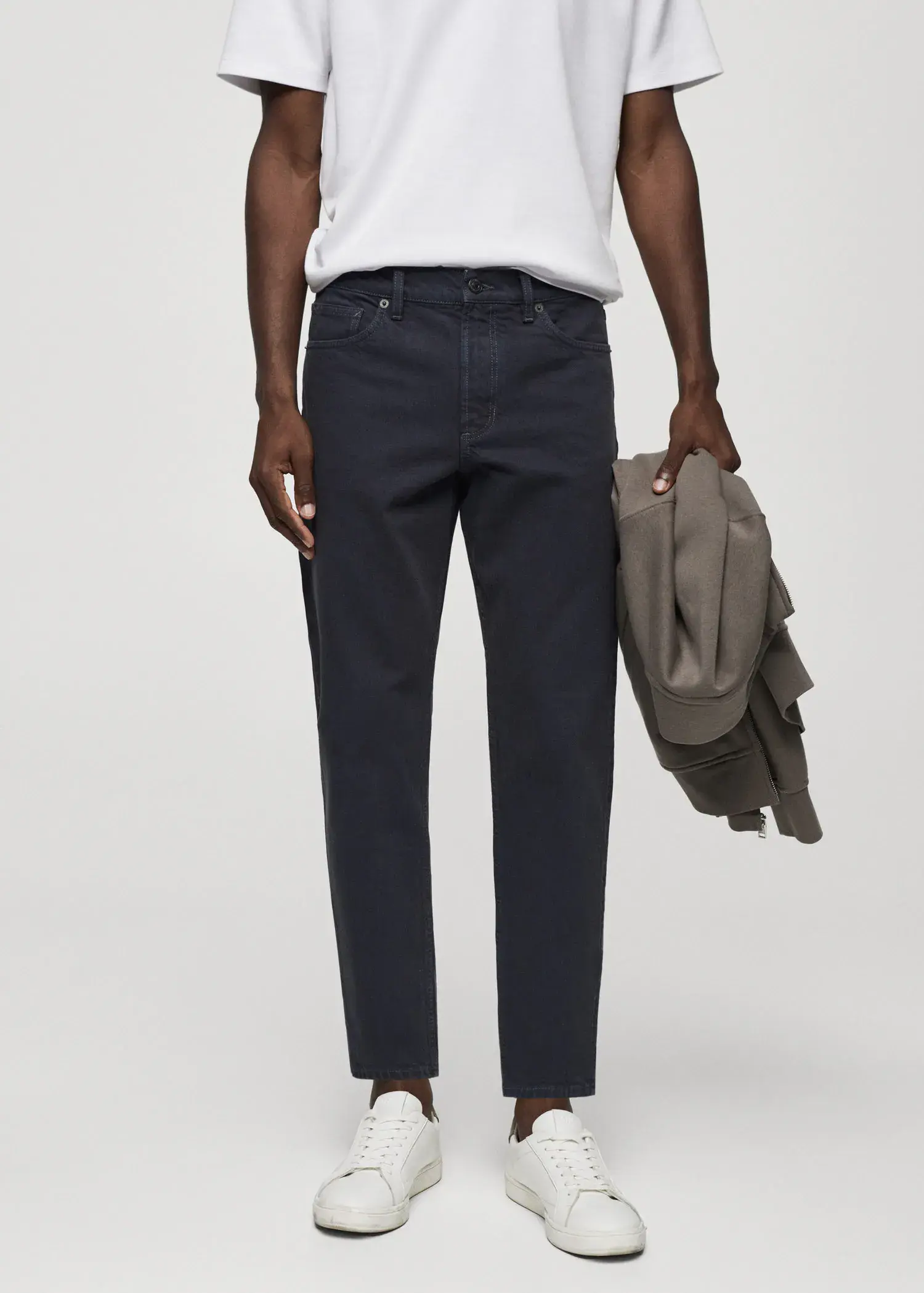 Mango Ben cotton tappered-fit jeans. 1