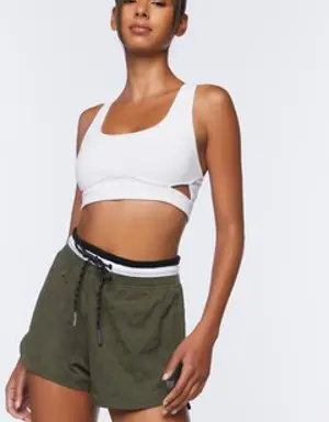 Forever 21 Active Drawstring Shorts Cypress