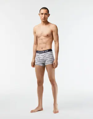 Lacoste Pack de 3 calzoncillos de hombre Lacoste con cintura a contraste