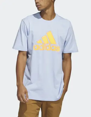 Adidas Logo Pen Fill - Sportswear Graphic Tee