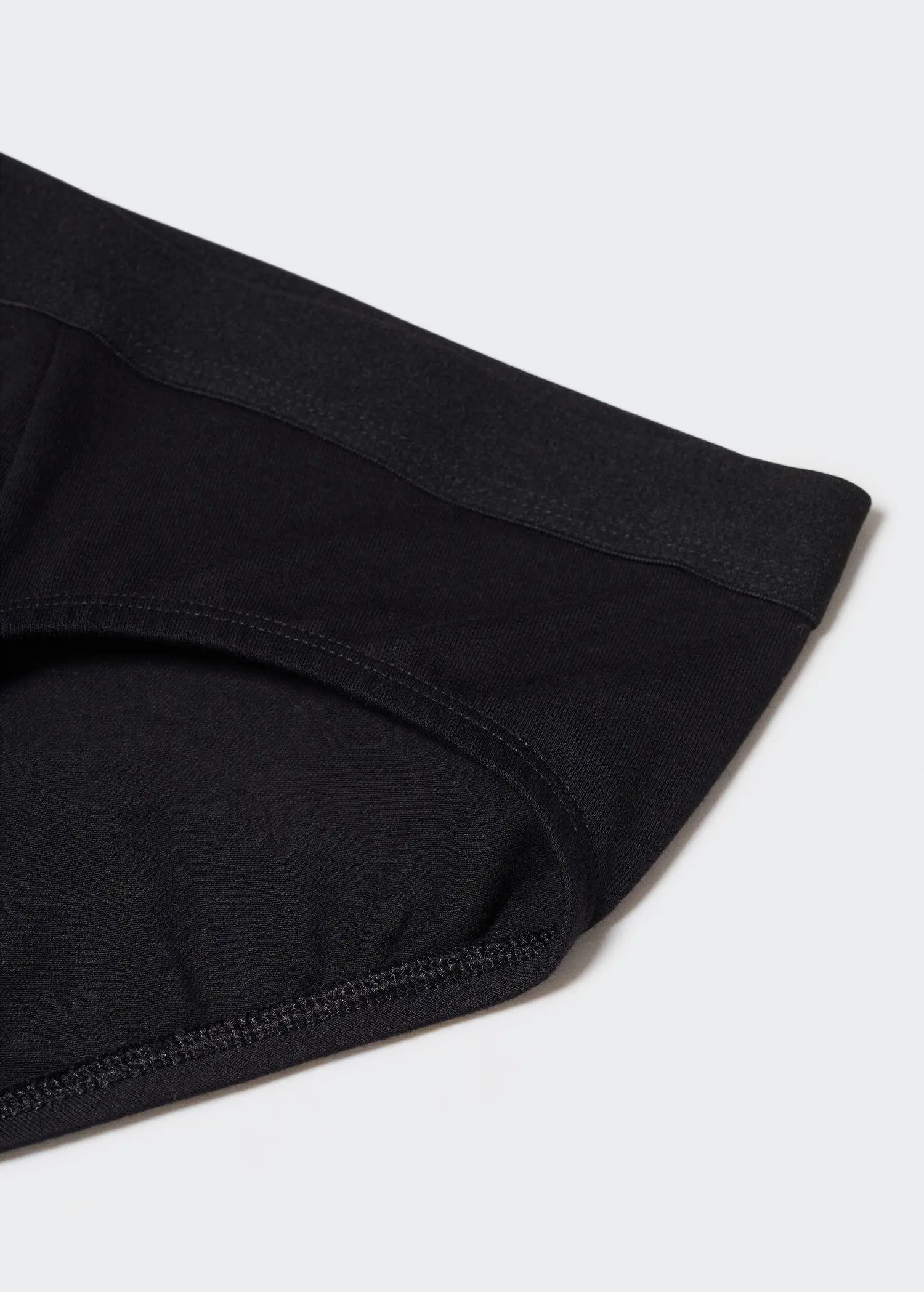 Mango 2 pack basic briefs . a close-up view of the bottom portion of a pair of underwear. 
