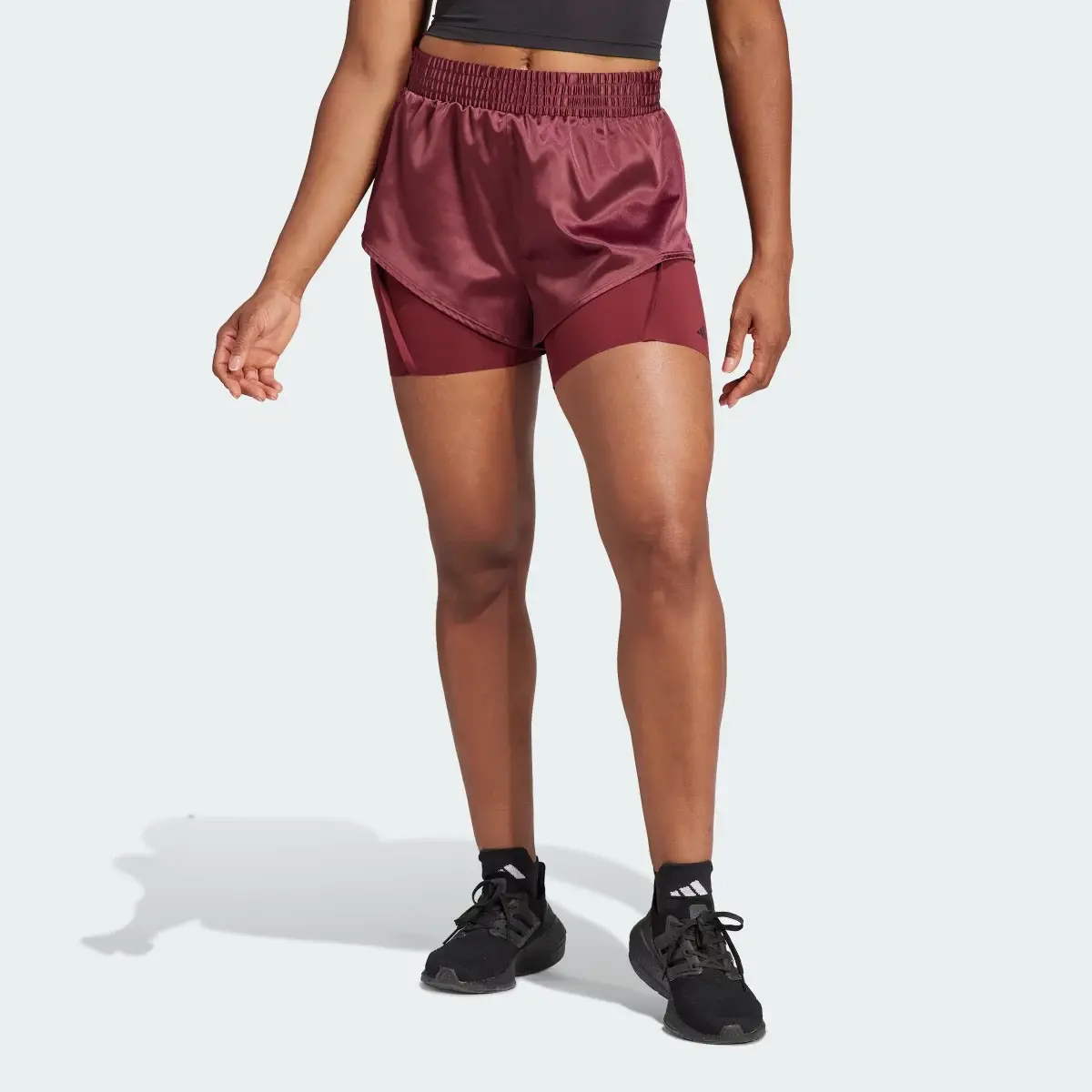 Adidas Power AEROREADY 2-in-1 Shorts. 1