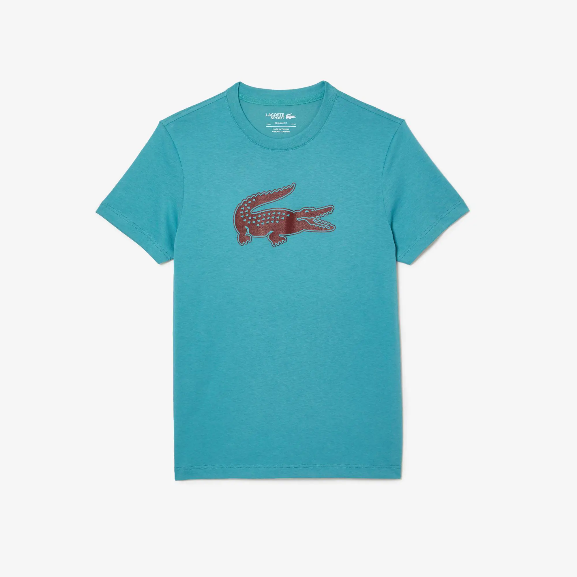 Lacoste Men's Lacoste SPORT 3D Print Crocodile Breathable Jersey T-shirt. 1