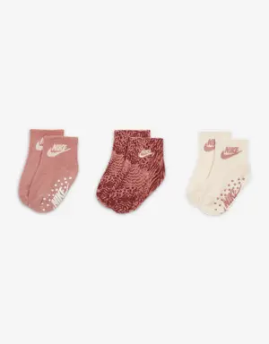 Wild Side Grip Socks (3 Pairs)