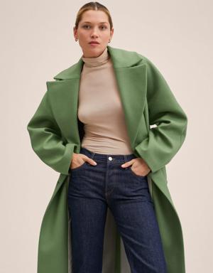 Oversize wool coat