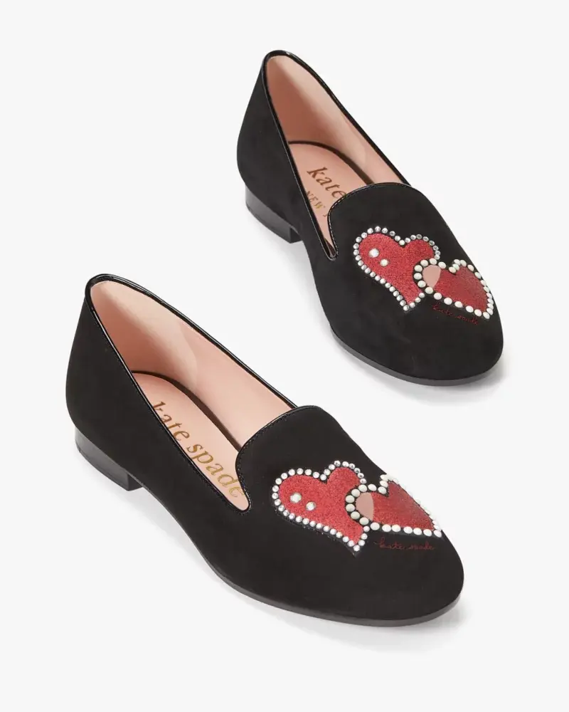 Kate Spade Lounge Hearts Loafers. 1